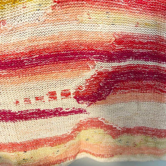 Anthropologie Daily Practice Bethany Chunky Knit Cardigan Sunrise/Sunset Sz XS/S - Picture 10 of 14